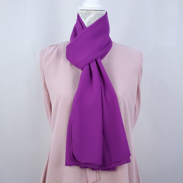 Chiffon Scarf Hijab Shawl Plain