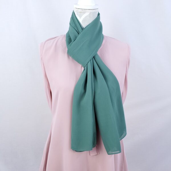 Chiffon Scarf Hijab Shawl Plain