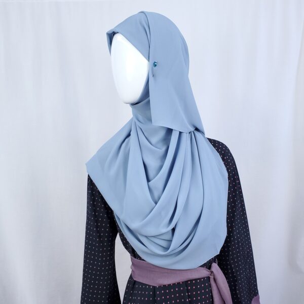 Instant Hijab Head Wrap Scarf with Undercap