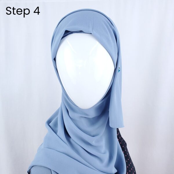 Instant Hijab Head Wrap Scarf with Undercap